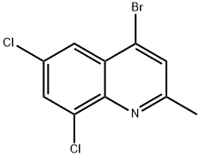 4-BROMO-6,8-DICHLORO-2-METHYLQUINOLINE Structure