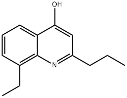 8-ETHYL-2-PROPYL-4-QUINOLINOL Structure