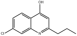 7-CHLORO-2-PROPYL-4-QUINOLINOL Structure