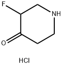 4-Piperidinone,3-fluoro,HCl 구조식 이미지