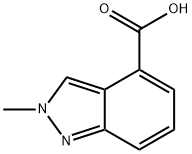 2-Methylindazole-4-carboxylic acid 구조식 이미지