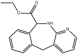 10,11-디하이드로-5H-피리도[2,3-c][2]벤즈아제핀-10-카르복실산에틸에스테르 구조식 이미지