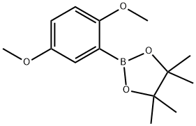 2-(2,5-Dimethoxyphenyl)-4,4,5,5-tetramethyl-1,3,2-dioxaborolane 구조식 이미지