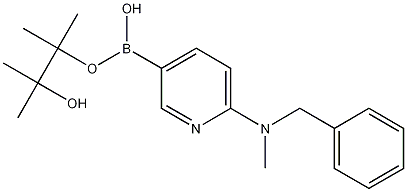 6-(Benzyl-methylamino)pyridine-3-boronic acid pinacol ester Structure