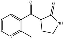 2-Methyl-3-pyridoyl-2-pyrrolidinone Structure