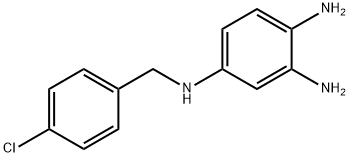 4-(4-Chlorobenzylamino)-1,2-phenylenediamine Structure