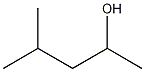 4-Methyl-2-pentanol Structure