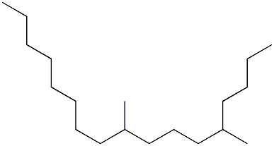 5,9-dimethylheptadecane Structure