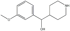 (3-Methoxy-phenyl)-piperidin-4-yl-methanol Structure