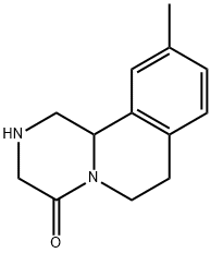 10-METHYL-2,3,6,7-TETRAHYDRO-1H-PYRAZINO[2,1-A]ISOQUINOLIN-4(11BH)-ONE Structure