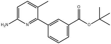 3-(6-아미노-3-메틸-피리딘-2-일)-벤조산tert-부틸에스테르 구조식 이미지