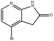 4-Bromo-1H-pyrrolo[2,3-b]pyridin-2(3H)-one 구조식 이미지