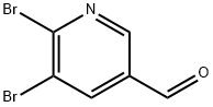 2,3-Dibromo-5-pyridinecarboxaldehyde 구조식 이미지