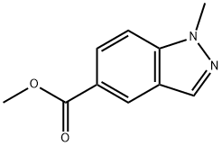 Methyl 1-methyl-indazole-5-carboxylate Structure