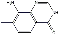 7-Methyl-8-amino-4(3H)-Quinazolinone Structure