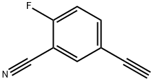 5-에티닐-2-플루오로벤조니트릴 구조식 이미지