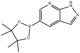1H-Pyrazolo[3,4-b]pyridine-5-boronic acid pinacol ester Structure