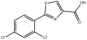 2-(2,4-Dichlorophenyl)thiazole-4-carboxylic acid Structure