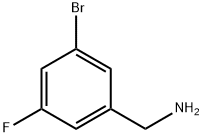 (3-bromo-5-fluorophenyl)methanamine 구조식 이미지