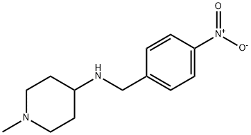 1-methyl-N-(4-nitrobenzyl)piperidin-4-amine Structure