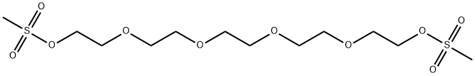 Pentaethylene Glycol Dimethanesulfonate Structure