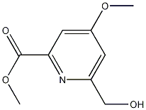 methyl 6-(hydroxymethyl)-4-methoxypicolinate 구조식 이미지