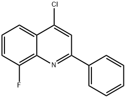 4-클로로-8-플루오로-2-페닐퀴놀린 구조식 이미지