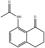 N-(8-oxo-5,6,7,8-tetrahydronaphthalen-1-yl)acetamide 구조식 이미지
