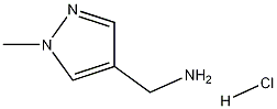 1-Methyl-1H-pyrazole-4-methanamine hydrochloride 구조식 이미지