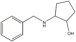 2-[(phenylmethyl)amino]-Cyclopentanol Structure