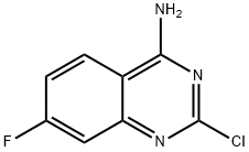 2-chloro-7-fluoroquinazolin-
4-amine Structure