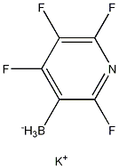 칼륨트리플루오로(6-플루오로피리딘-3-일)보레이트 구조식 이미지