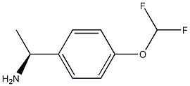 벤젠메탄아민,4-(디플루오로메톡시)-.알파.-메틸-,(.알파.S)- 구조식 이미지