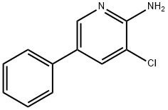 2-아미노-3-클로로-5-페닐피리딘 구조식 이미지