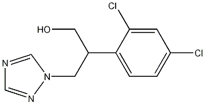2-(2,4-Dichlorophenyl)-3-(1,2,4-triaza-2,4-cyclopentadien-1-yl)-1-propanol Structure