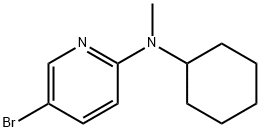 5-Bromo-N-cyclohexyl-N-methylpyridin-2-amine Structure