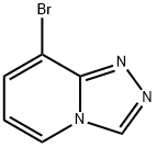 8-브로모[1,2,4]트라이아졸로[4,3-a]피리딘 구조식 이미지