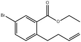 에틸5-브로모-2-(부트-3-에닐)벤조에이트 구조식 이미지