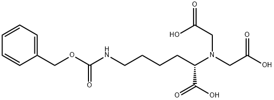 N6-Carbobenzyloxy-N2,N2-bis(carboxymethyl)-L-lysine 구조식 이미지