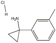 1-(m-tolyl)cyclopropanamine hydrochloride 구조식 이미지