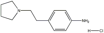4-(2-(Pyrrolidin-1-yl)ethyl)aniline hydrochloride Structure
