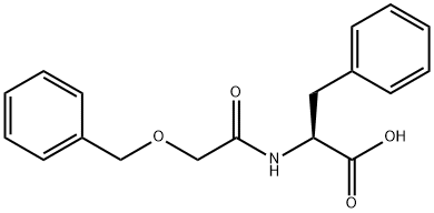 N-[(Phenylmethoxy)acetyl]-L-phenylalanine 구조식 이미지