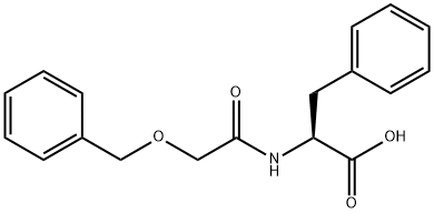 N-[(Phenylmethoxy)acetyl]-L-phenylalanine Structure