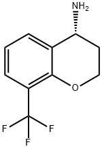 (R)-8-(트리플루오로메틸)크로만-4-아민 구조식 이미지