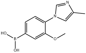 3-methoxy-4-(4-methyl-1H-imidazol-1-yl)phenylboronic acid 구조식 이미지