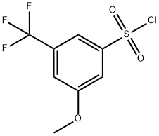 3-methoxy-5-(trifluoromethyl)benzenesulphonyl chloride Structure