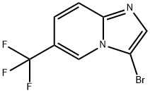 3-Bromo-6-(trifluoromethyl)imidazo[1,2-a]pyridine 구조식 이미지