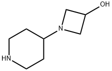 1-(4-Piperidinyl)-3-azetidinol Structure