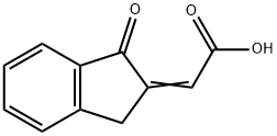 2-(1-oxo-1H-inden-2(3H)-ylidene)acetic acid Structure