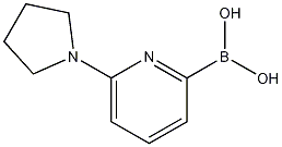 6-(PYRROLIDIN-1-YL)PYRIDIN-3-YLBORONICACID 구조식 이미지